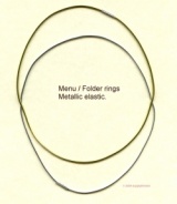 A5 Metallic Elastic ring 395mm circ 100pack
